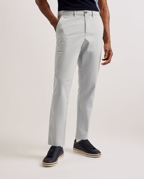 HAYBRN-Trousers-Regular Fit Textured Chino Tr- Ted Baker Romania